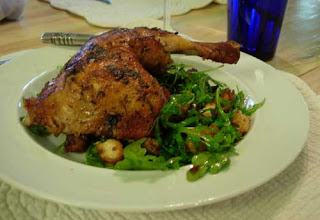 roast chicken and bread salad 1