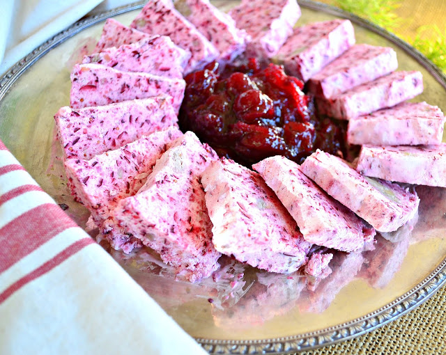 Salade de canneberges congelées