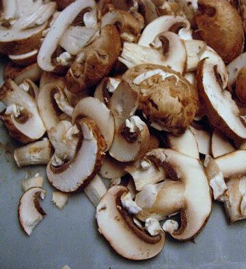 sliced shrooms 1