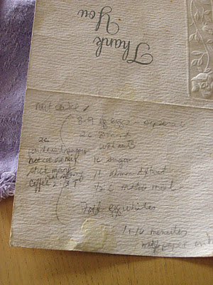 ilse's recipe for nut cake
