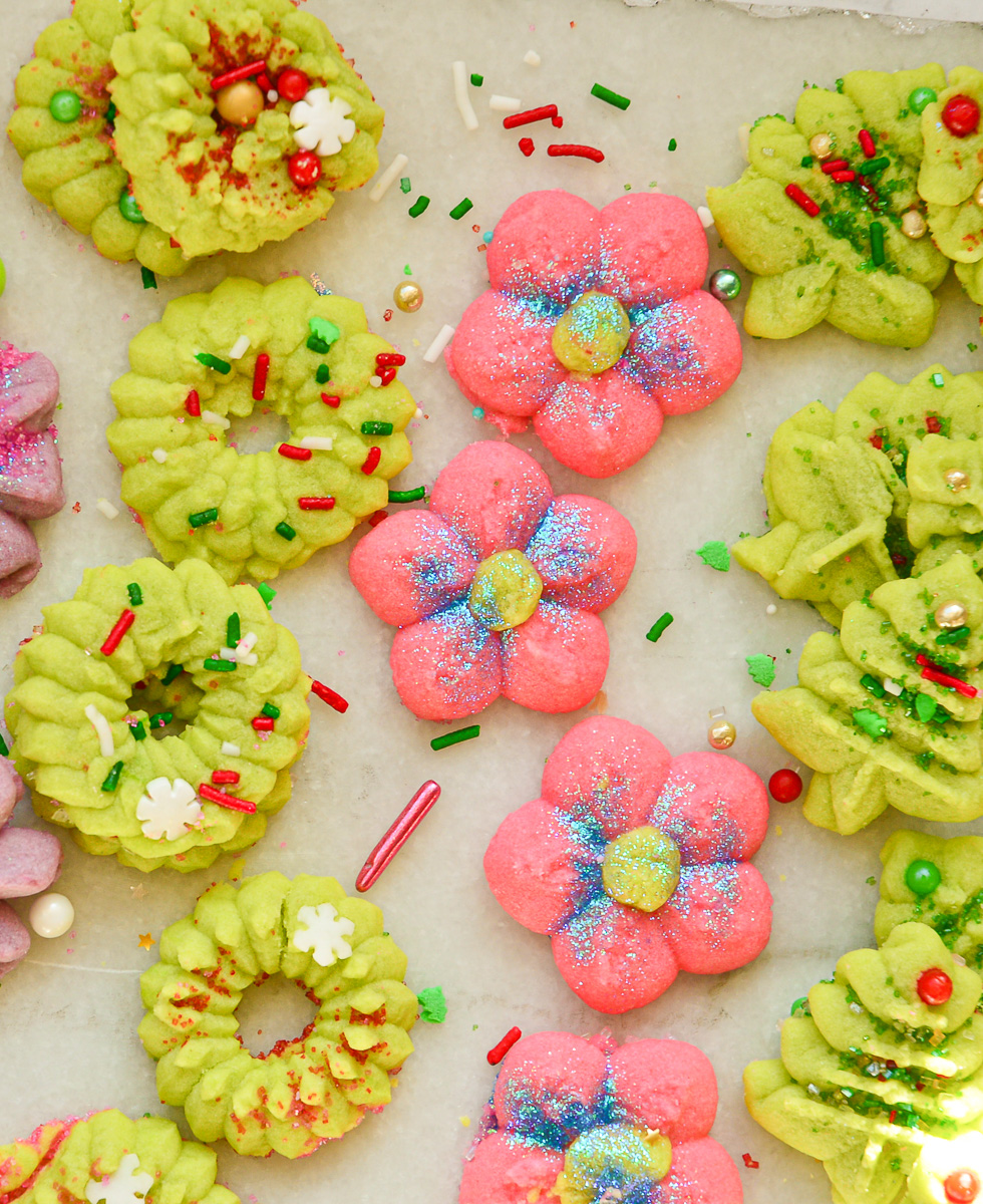 christmas spritz cookies