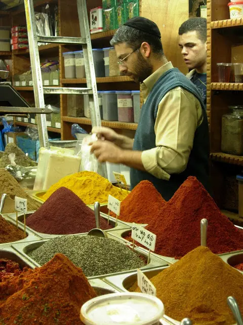 Seller in Spice Market.