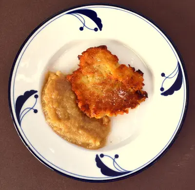 Potato Latke with Applesauce