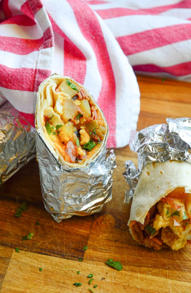 Breakfast burrito recipe