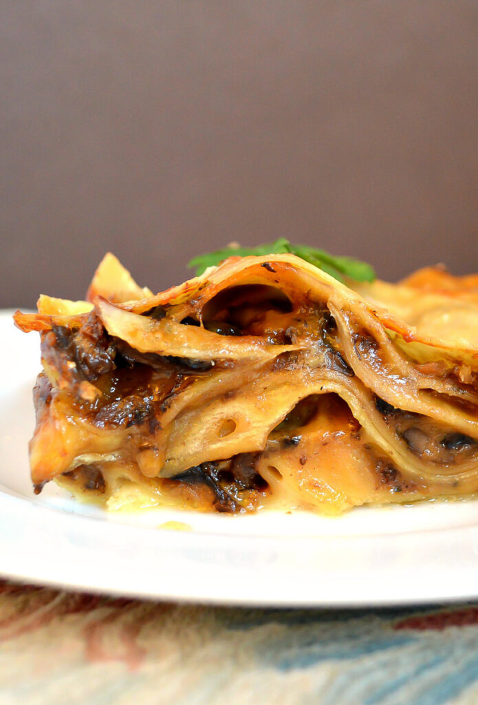 mushroom lasagna