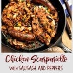 Chicken Scarpariello with sausage and peppers