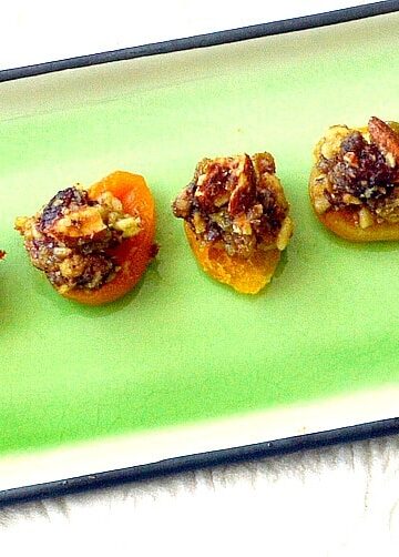 DriedCherryCharosetwithApricots2CDatesandAlmonds 1
