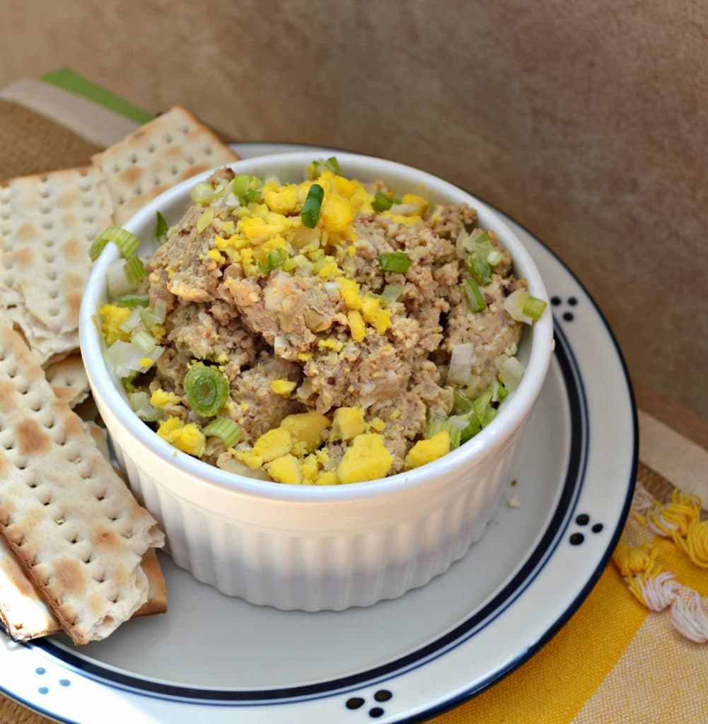 Chopped Liver might not sound good but honestly it is the best. Though I make it just a few times a year and it is basically liver, hard boiled eggs and onion, it is divine. Trust me on this! #Jewishrecipes #choppedliver #appetizers www.thisishowicook.com Chop Liver