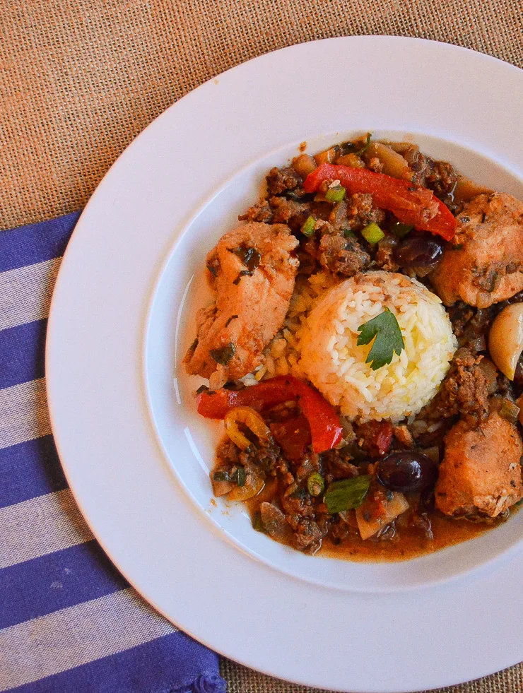 Portuguse chicken stew