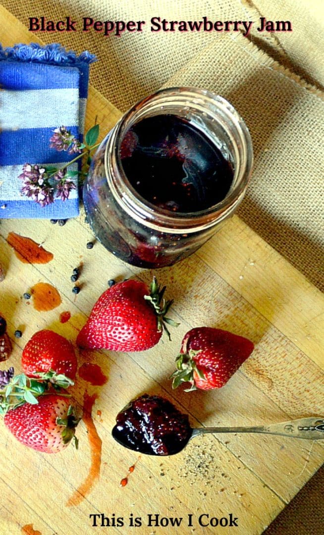 Amazing Black Pepper Strawberry Jam Recipe This Is How I Cook