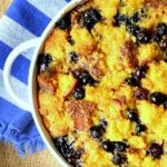 Cornbread Blueberry Bread Pudding