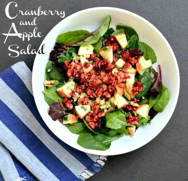 cranberry and apple salad