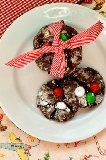 chocolate mint crackles 3 3