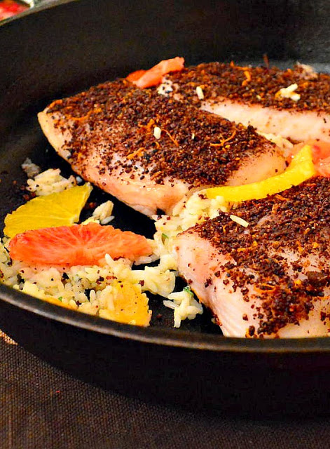 orange cacao rubbed paiche