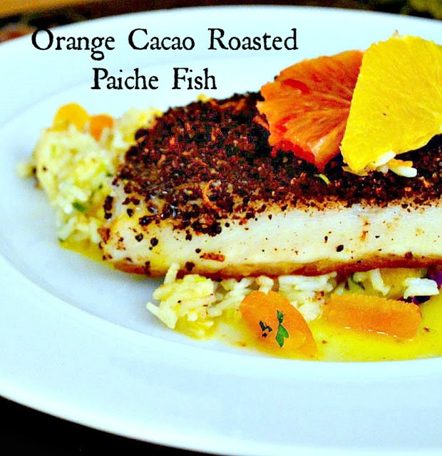 paice fish with spice rub and butter sauce