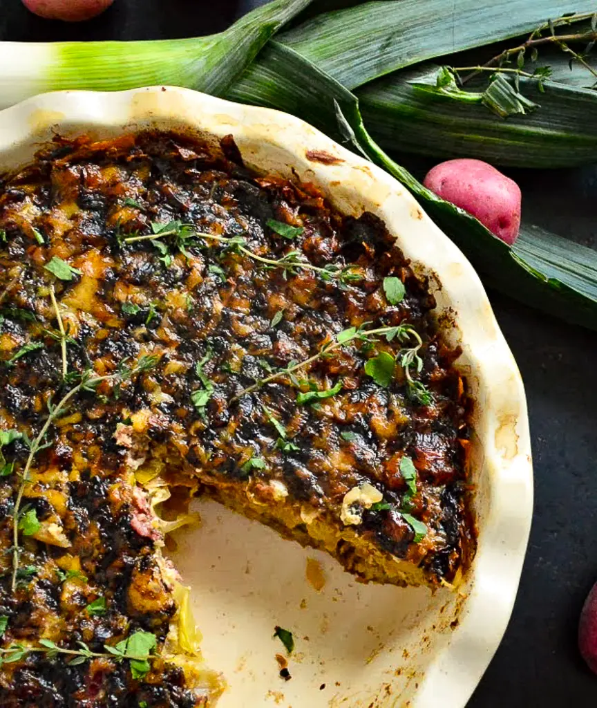 Irish corned beef and cabbage pie