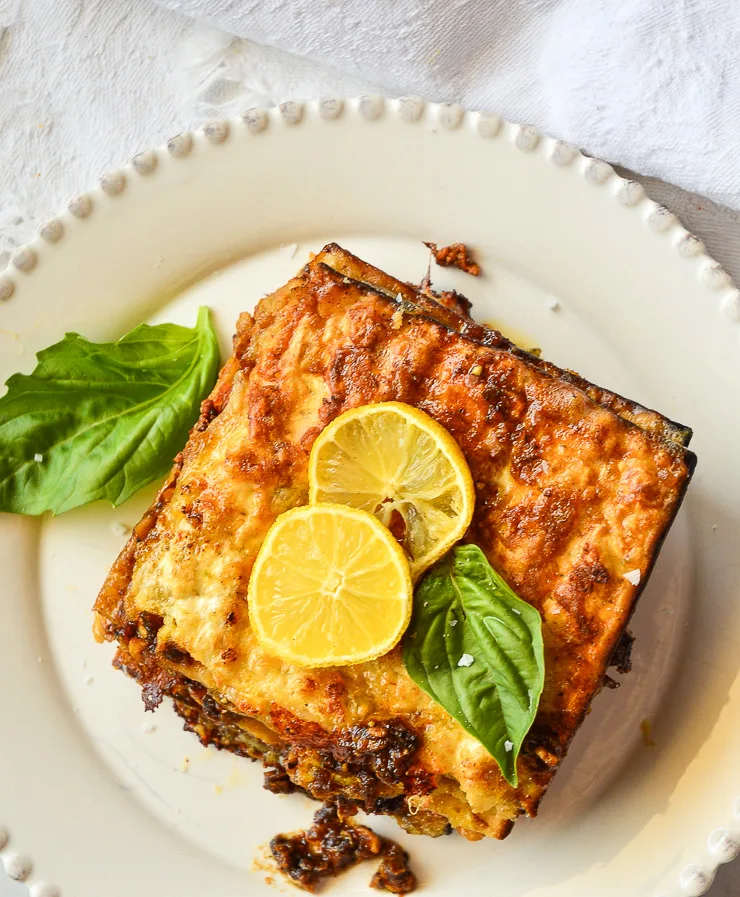 matzo grilled cheese with lemon and basil