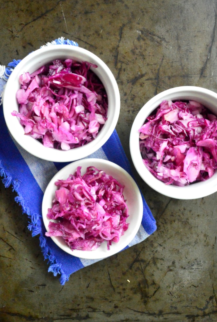 Purple Cabbage Coleslaw