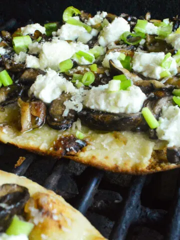 Grilled Wild Mushroom Pizza