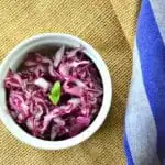 Purple Cabbage Coleslaw