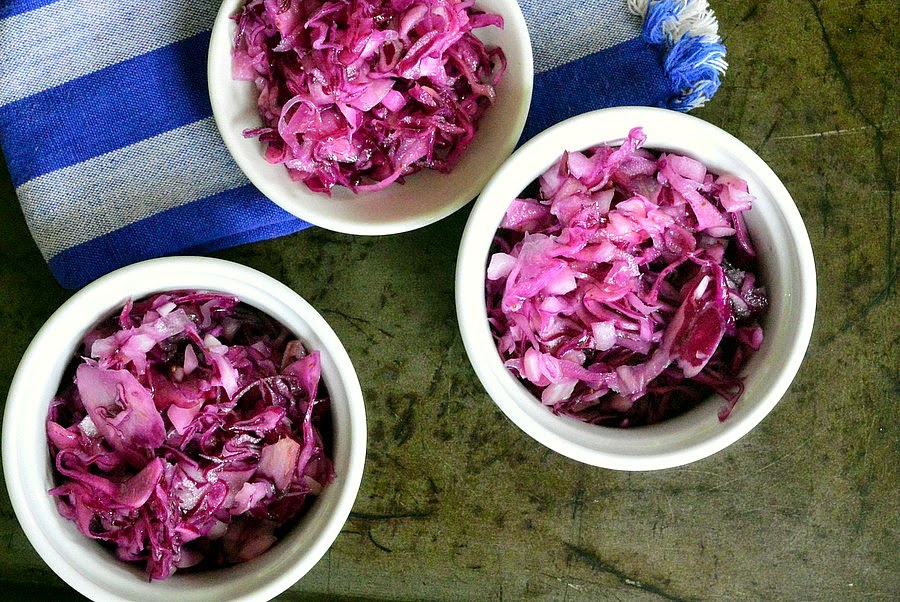 Purple Cabbage Voleslaw