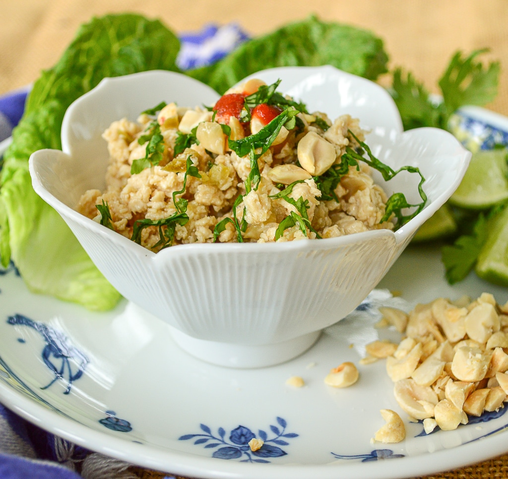 Ground Chicken Larb