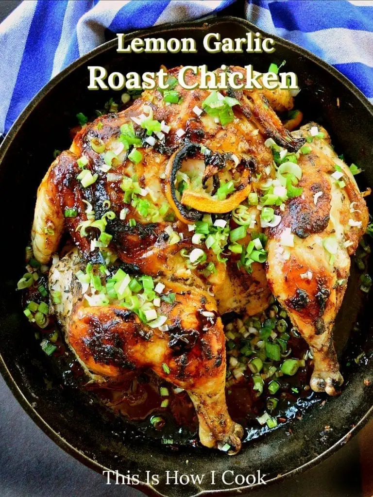 Lemon Garlic Roast Chicken