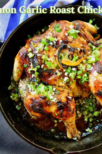 Lemon Garlic Roast Chicken Title14461