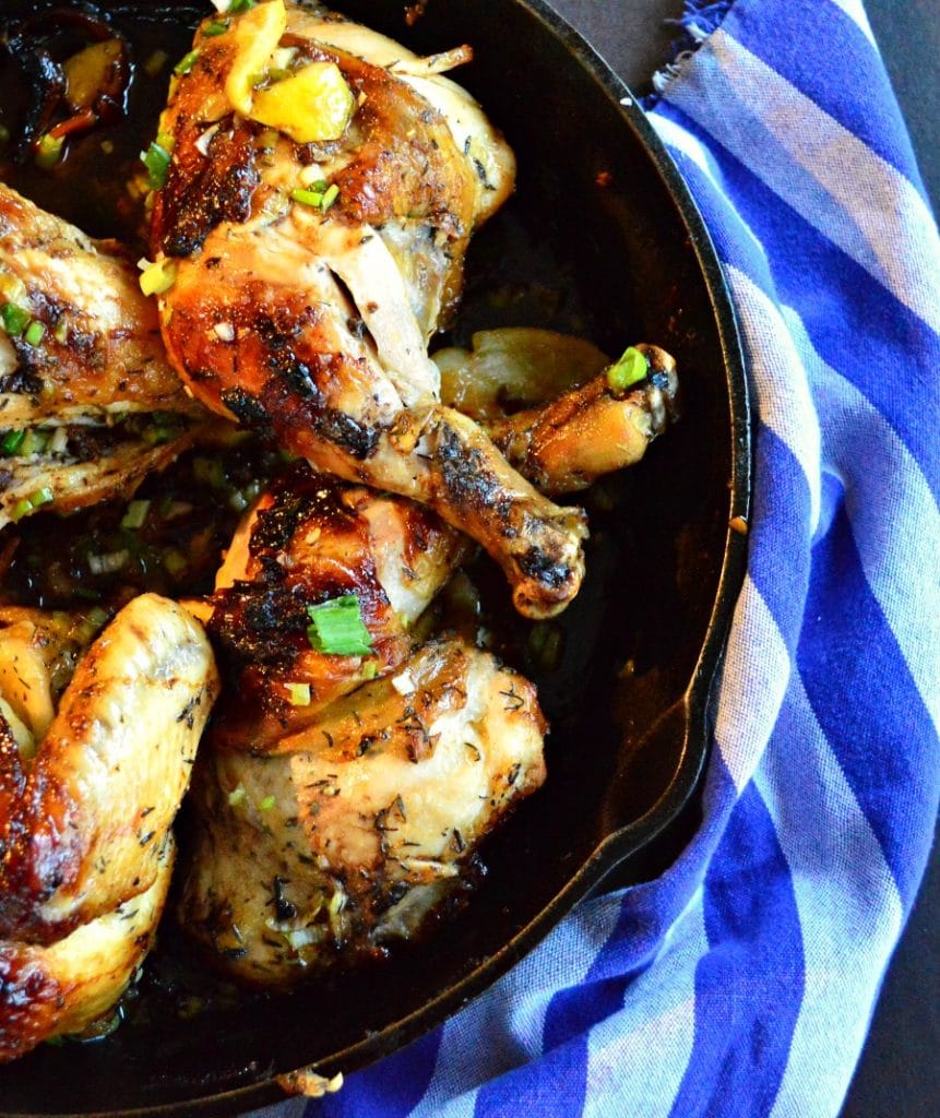 Lemon Garlic Roast Chicken Recipe