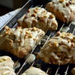 Maple Scones on baking rack