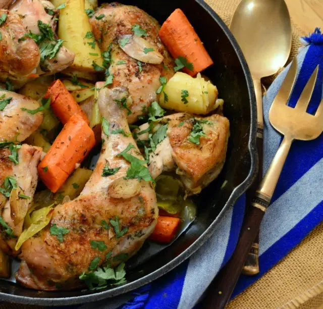 chicken and vegetables