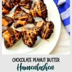 Chocolate Peanut Butter Hamentashen