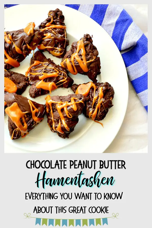 Chocolate Peanut Butter Hamentashen