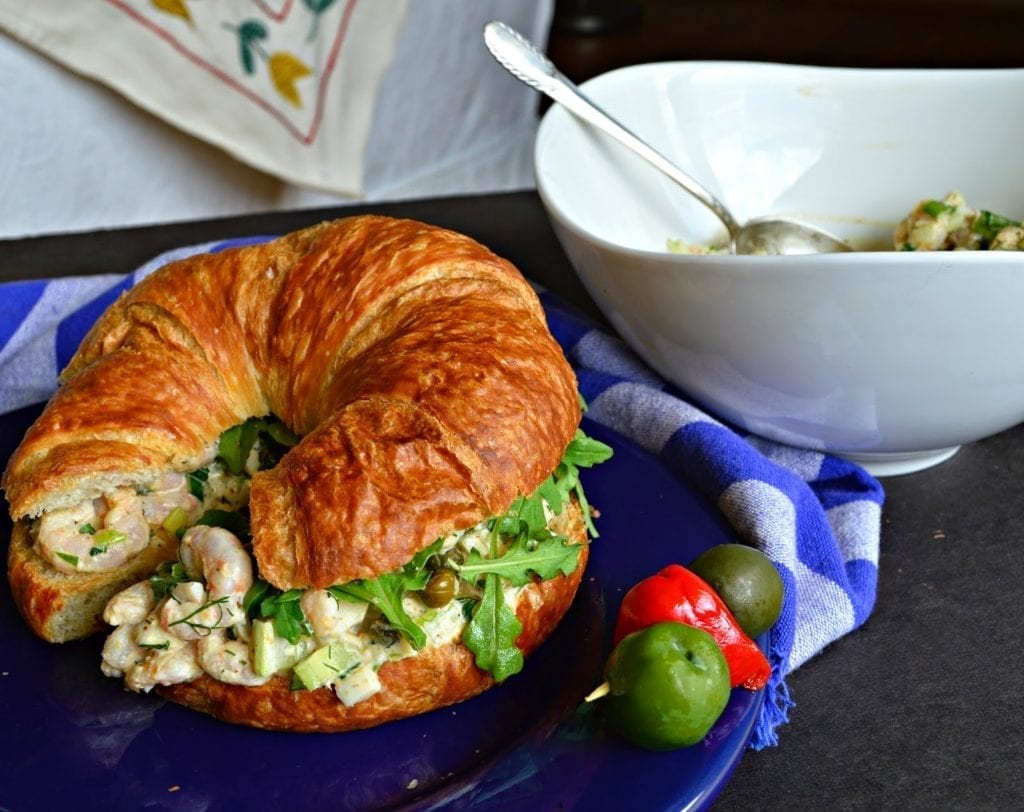 Shrimp Salad Croissants