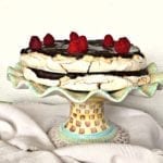 Raspberry Meringue Cake with Chocolate Ganache