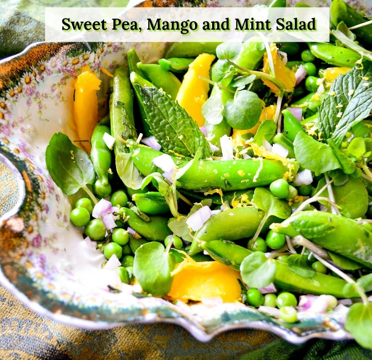 Snap Pea Salad with Burrata - Never Not Hungry