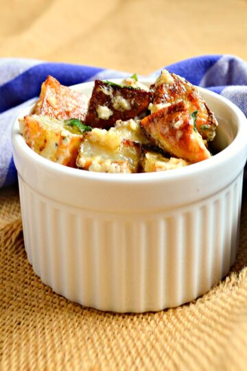 roasted garlic potato salad 3