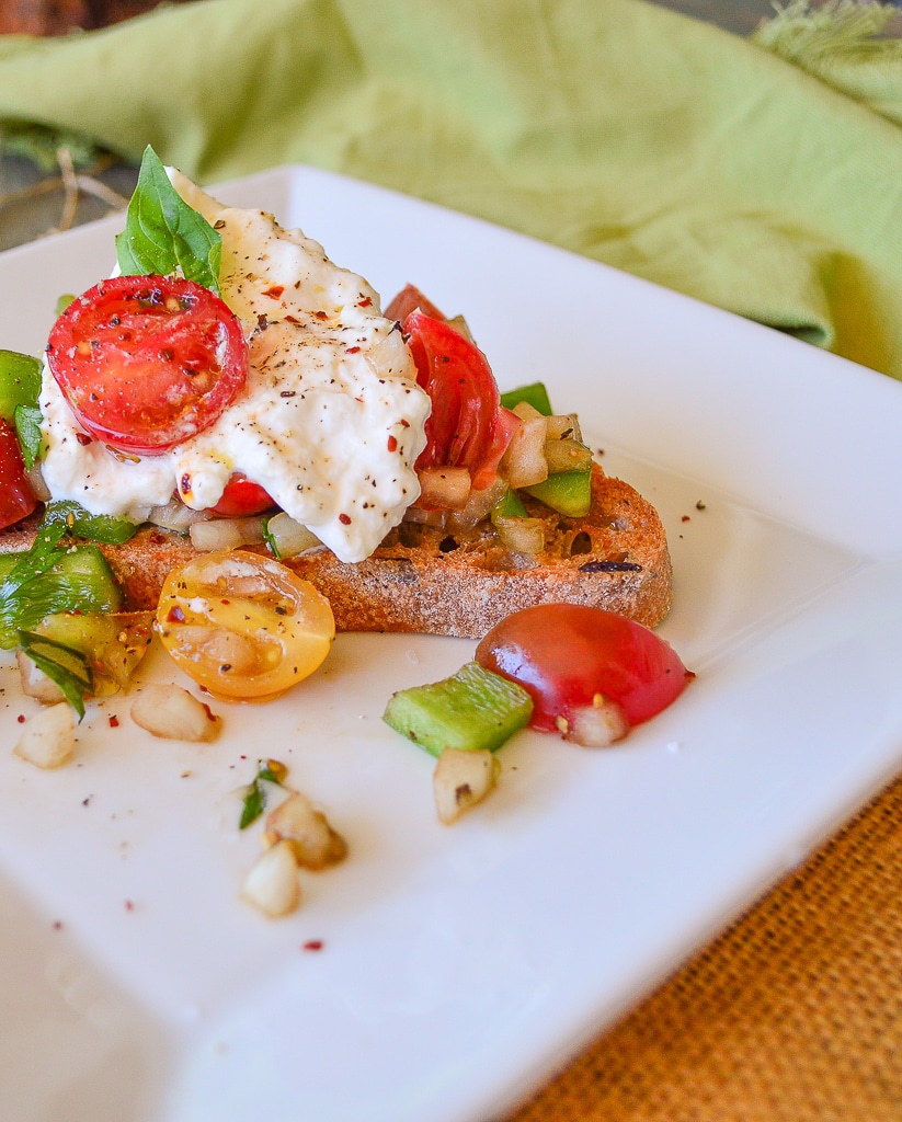 Tomato Bruschetta Toast