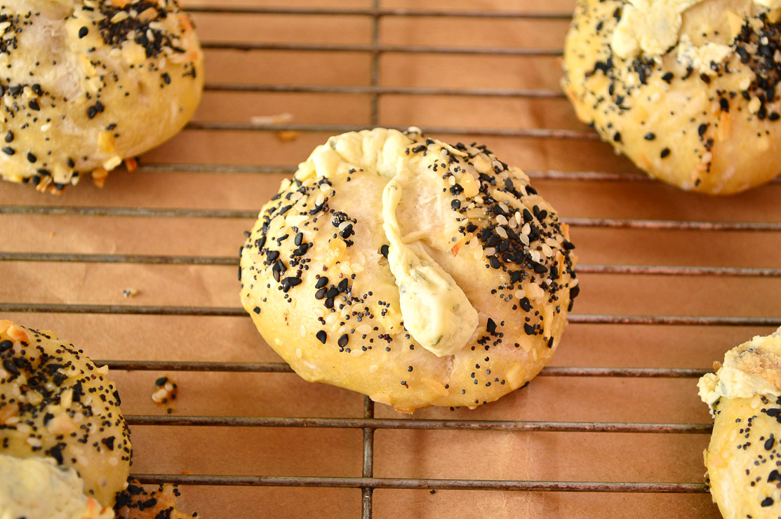 Everything bagel bombs