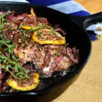 Za'atar Chicken in skillet