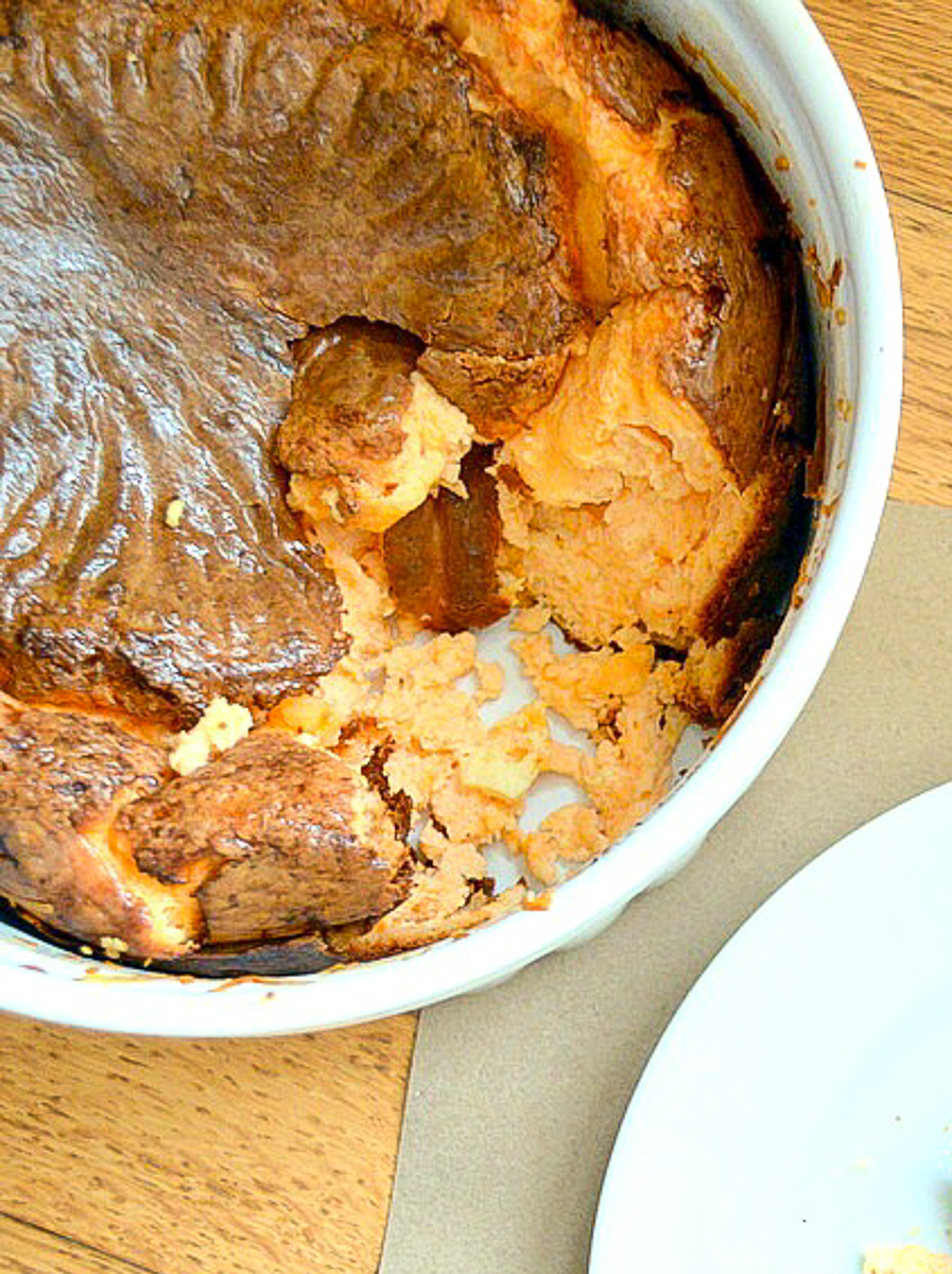 Cheese Souffle (frozen and baked)