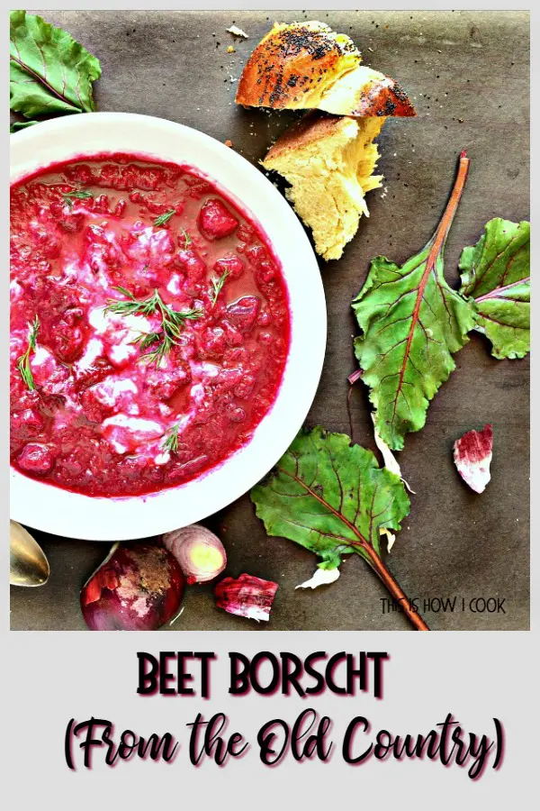 Beet Borscht Soup