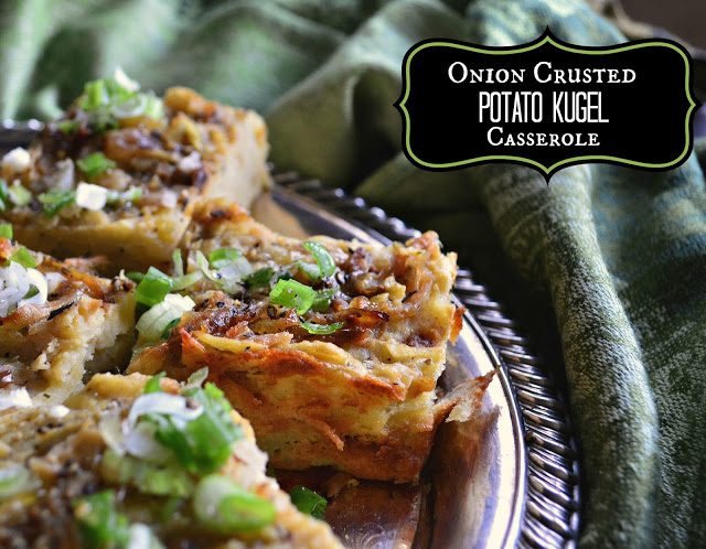 Onion Crusted Potato Kugel