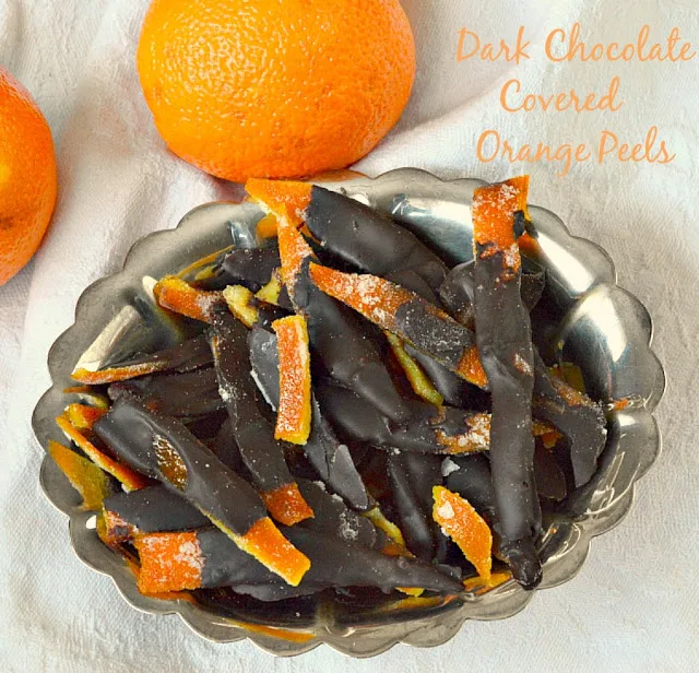 Dark Chocolate Covered Orange Peel