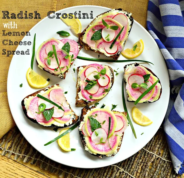 Radish Crostini