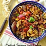 Grilled Bread Salad with Peppers, Onions and Urfa Chilies