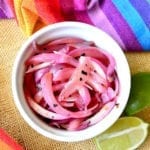 pickled red onions