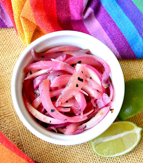 pickled red onions