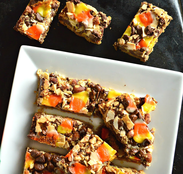 Layer Bars with Candy Corn