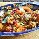 Roasted Squash with Toasted Quinoa, Dates and Sage